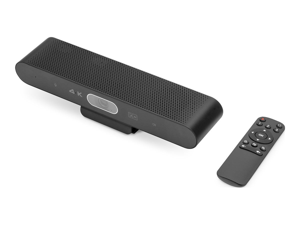 DIGITUS All-in-One Video Bar 4K Kamera/2xMic/1xLautsprecher