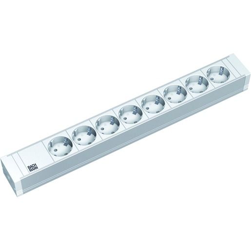 Bachmann STECKDOSENLEISTE OHNE SCHALTER / BACHMA 333.601 8FACH 19Z 333.601