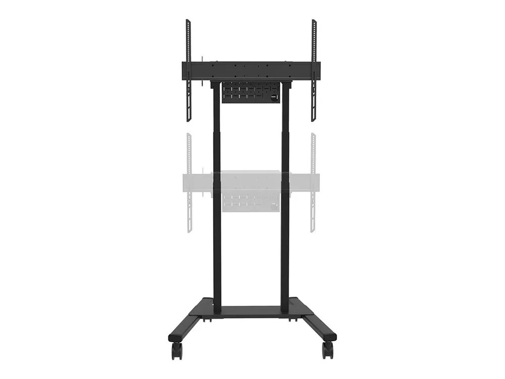 Neomounts FL55-875BL1 - Wagen - motorisiert - für LCD-Display - verriegelbar - Stahl - Schwarz - Bildschirmgröße: 140-254 cm (55"-100")