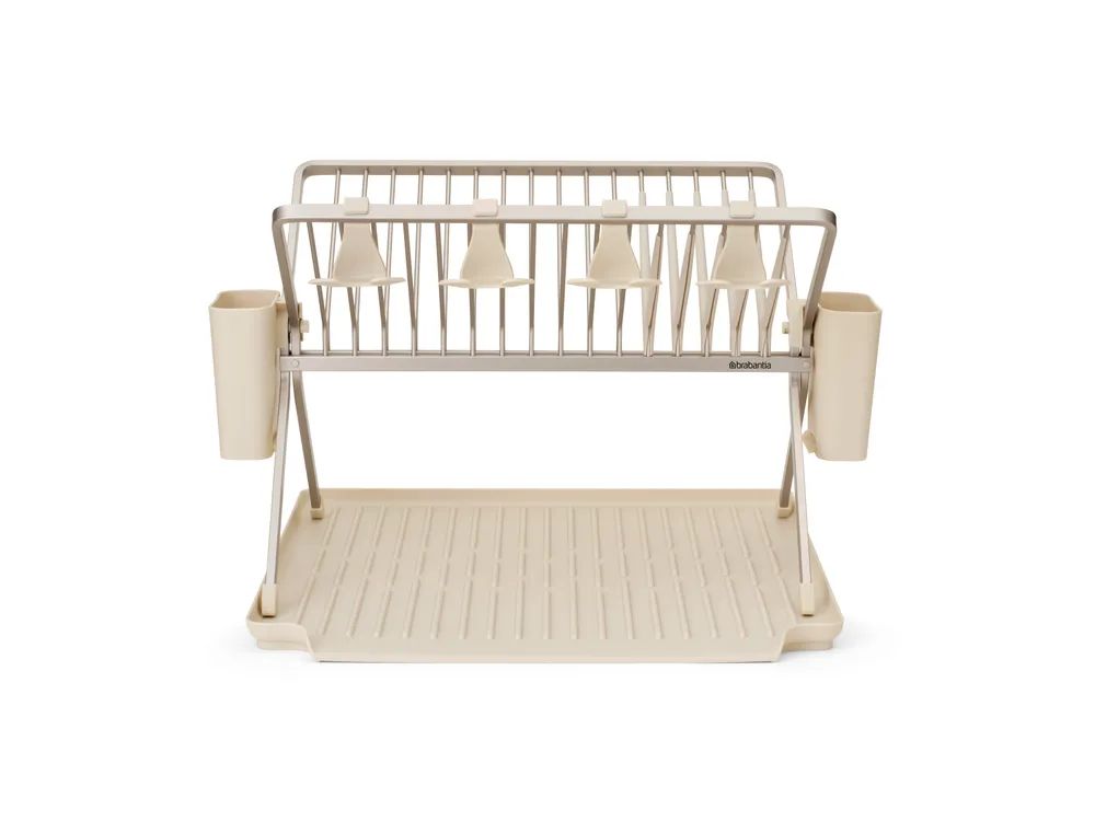 Brabantia SinkSide Faltbares Abtropfgestell, Groß - Soft Beige