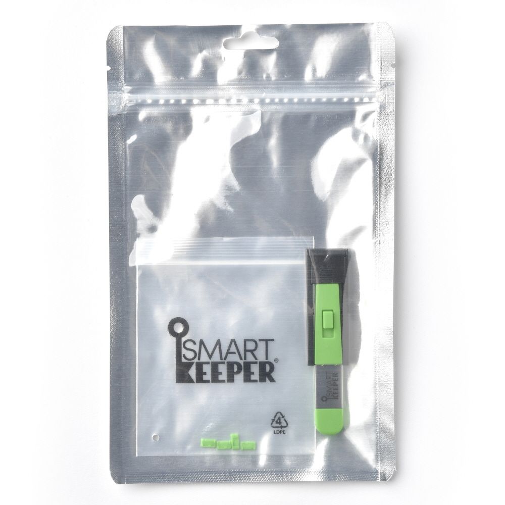 Smart Keeper Mini"Micro USB-B Port" Blocker grün 4 Stk.+Key