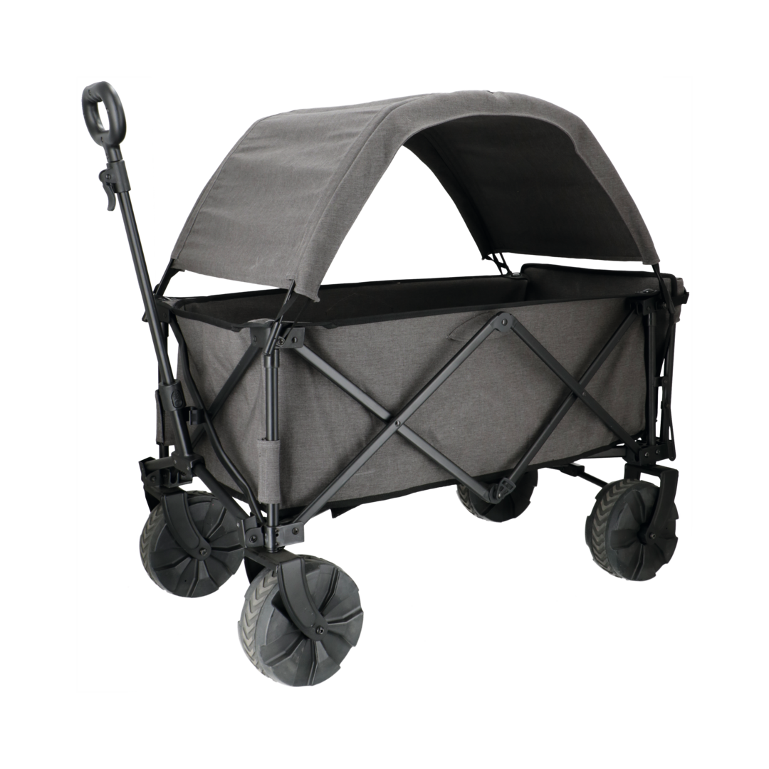 Travellife Bollerwagen BURANO mit Dach grau (A)