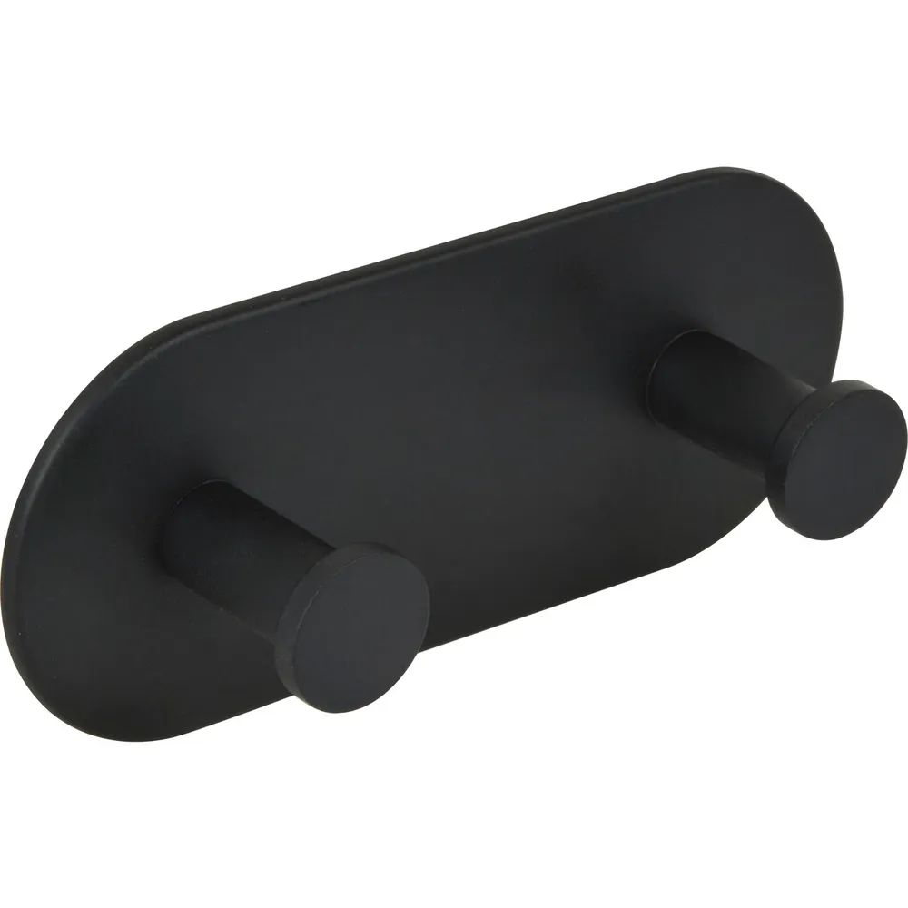 Technik Team Klebehaken Demon Breite 120 mm, Höhe 50 mm, Stahl schwarz matt