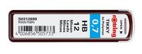 rOtring Tikky - Bleistiftmine - Hi-Polymer - HB - 0.7 mm - fein (Packung mit 12)