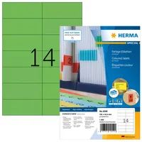 HERMA 4559 - Grün - Rechteck - A4 - Universal - Matte - Laser/Inkjet