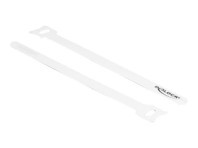 Delock Kabelbinder - 20 cm - weiß (Packung