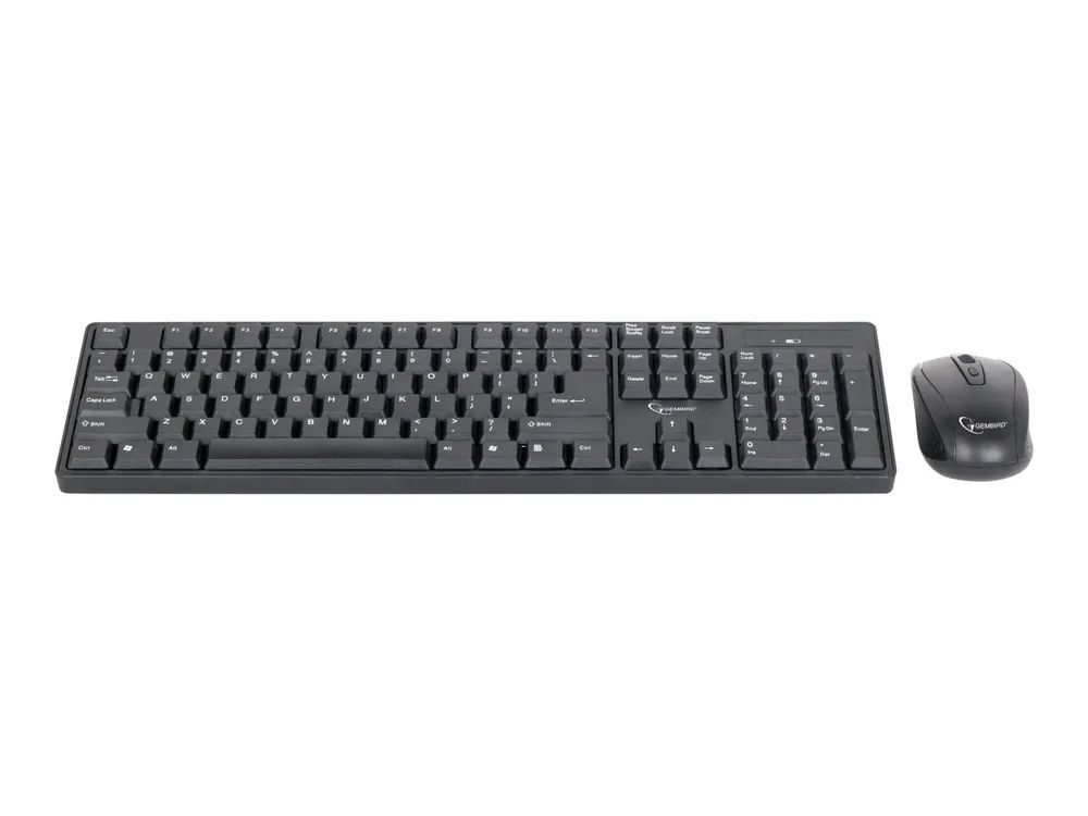 Gembird KBS-W-01 - Tastatur-und-Maus-Set - kabellos
