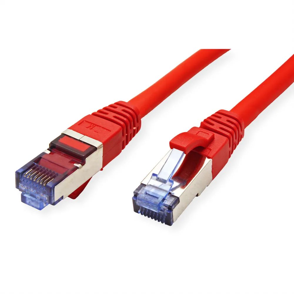 VALUE Patchkabel Cat.6A (Class EA) S/FTP (PiMF), LSOH, rot, 0,3 m