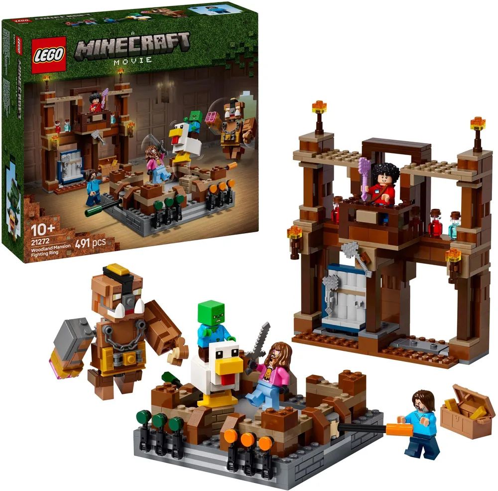 LEGO 21272 Minecraft Waldanwesen mit Boxring