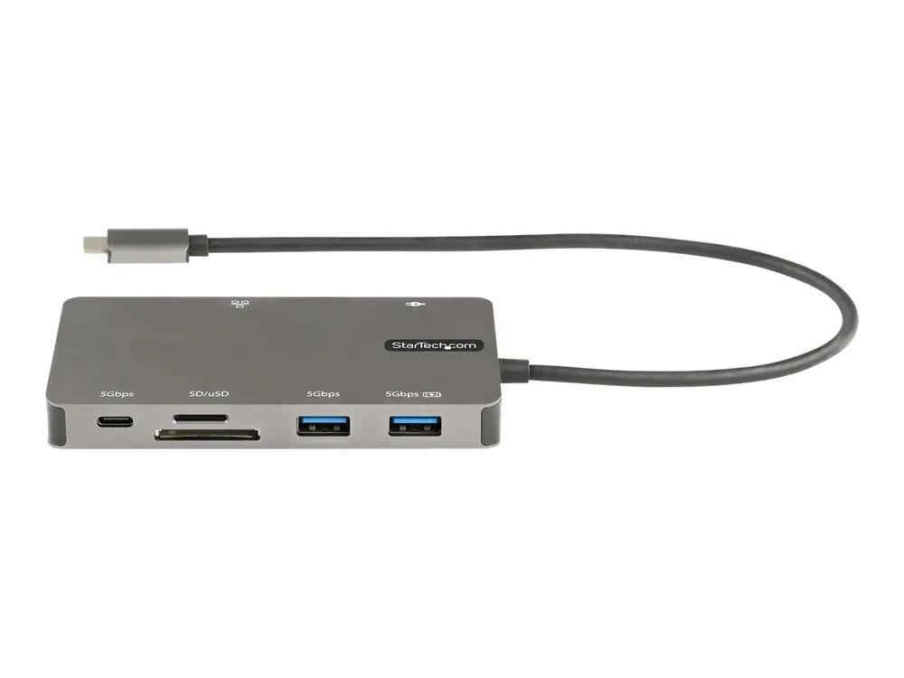 StarTech.com USB C Multiport Adapter - USB C auf HDMI 4K 30Hz/VGA Reiseadapter/Docking station - 5Gbit/s USB 3.0 Hub (USB A/USB C)