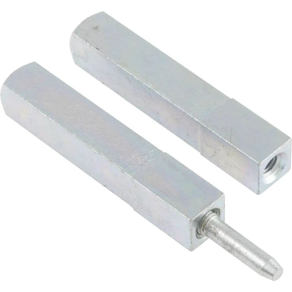 Grundmann Drückerstift GEOS 247V geteilt, LI 50 x LA 50, VK: 8,5/9/8,5 mm, Stahl verzinkt