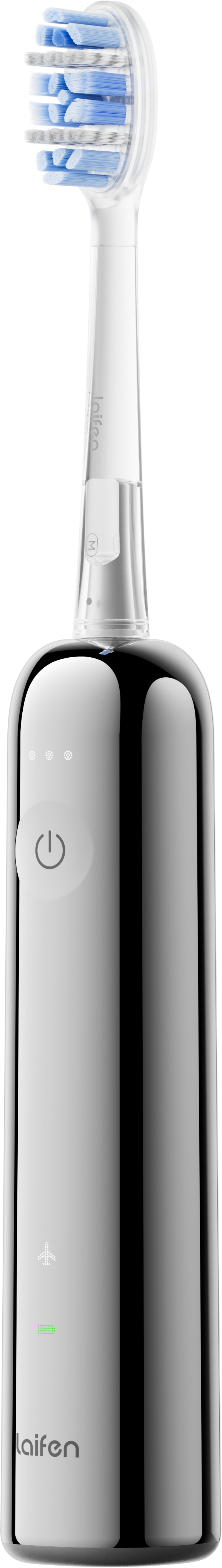 Laifen Wave Pro Electric Toothbrush - Polished Stainless Steel