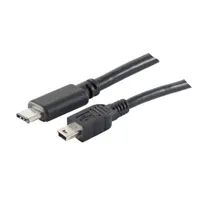 ShiverPeaks 77144-1.0 USB C Mini-USB B Männlich Schwarz Kabel 77144-1 - Kabel - Digital/Daten