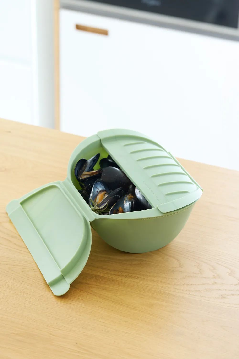 Lékué Tiefer Dampfgarer, 2 P. - Green