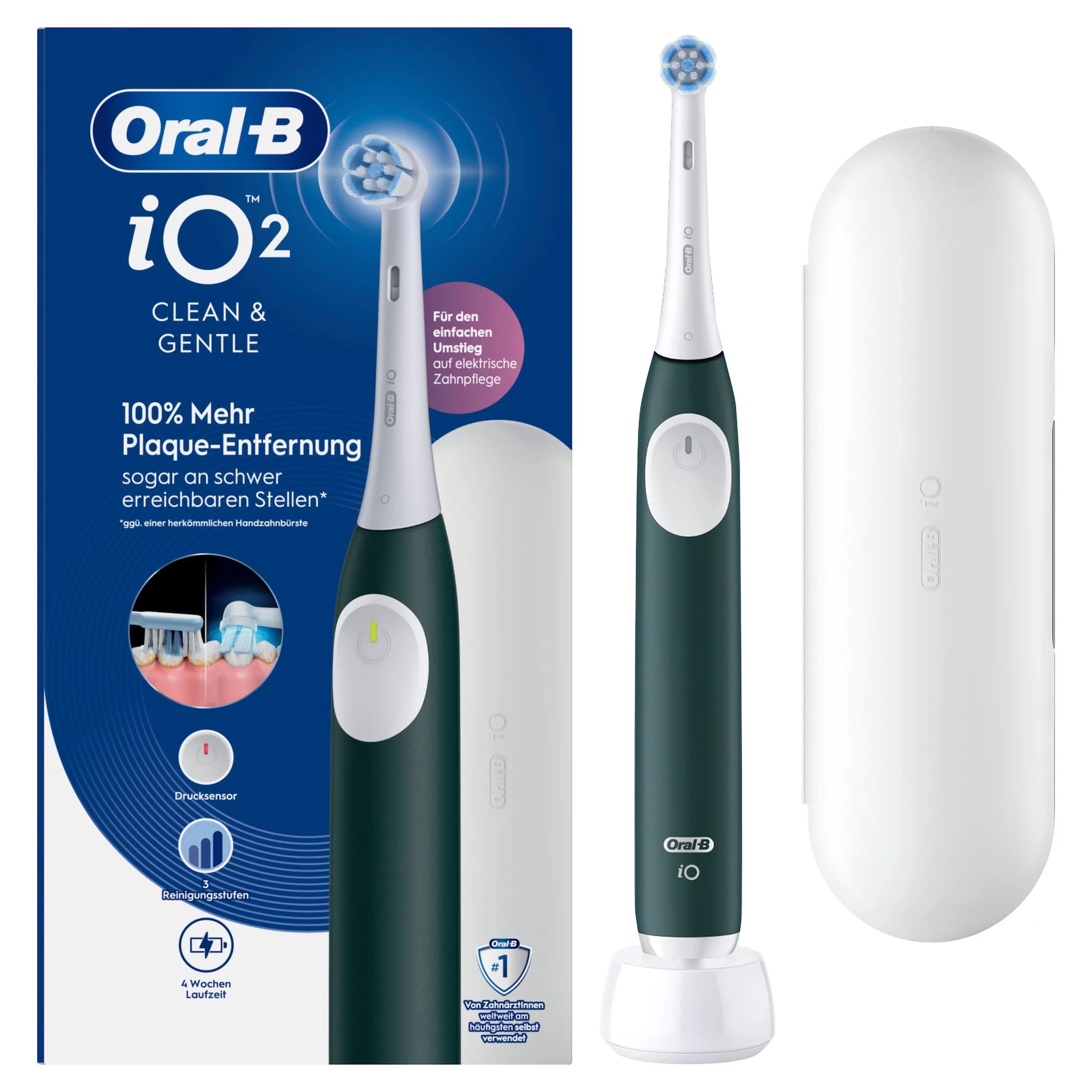 Oral-B iO Series 2, mit Reiseetui Forest Green