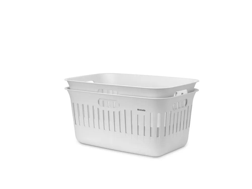 Brabantia Collect-It Wäschekorb 40 L, 2-er Set - White