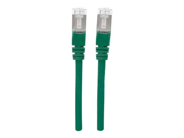 Intellinet Network Patch Cable, Cat7 Cable/Cat6A Plugs, 10m, Green, Copper, S/FTP, LSOH / LSZH, PVC, RJ45, Gold Plated Contacts, Snagless, Booted, Lifetime Warranty, Polybag - Netzwerkkabel - RJ-45 (M)