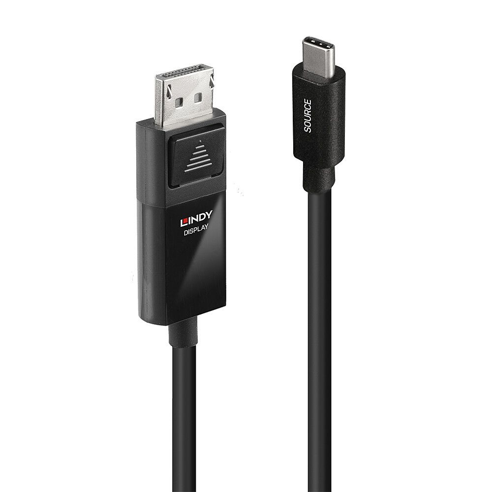 Lindy Adapterkabel - 24 pin USB-C (M) zu DisplayPort (M)