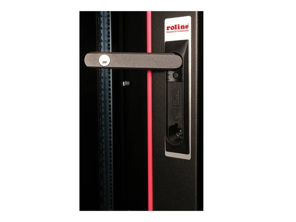 ROLINE Pro - Schrank Netzwerkschrank - mit Glastür, 600 x 600 mm (B x T)