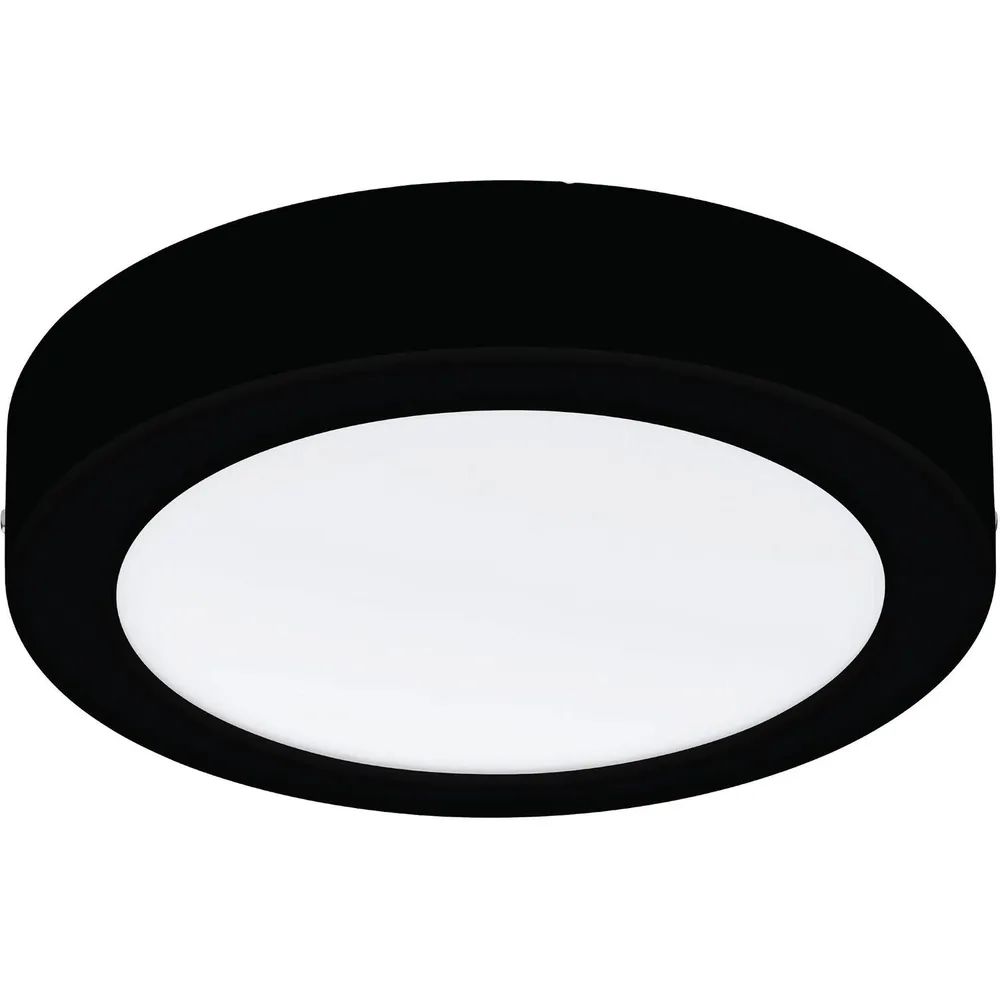 EGLO Deckenleuchte Fueva-CCT Ø225 mm schwarz
