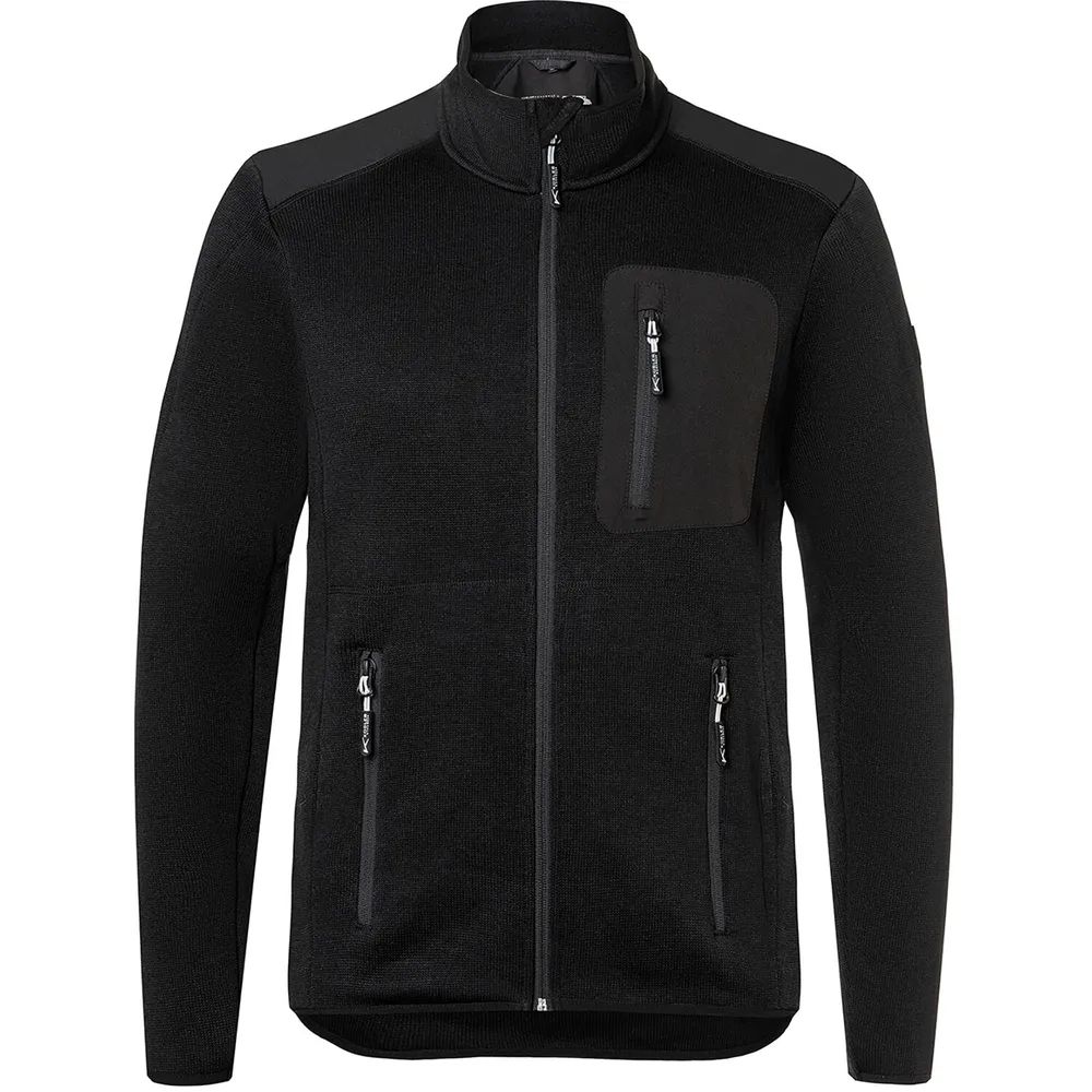 KÜBLER Strickjacke Form 1443 schwarz 3XL