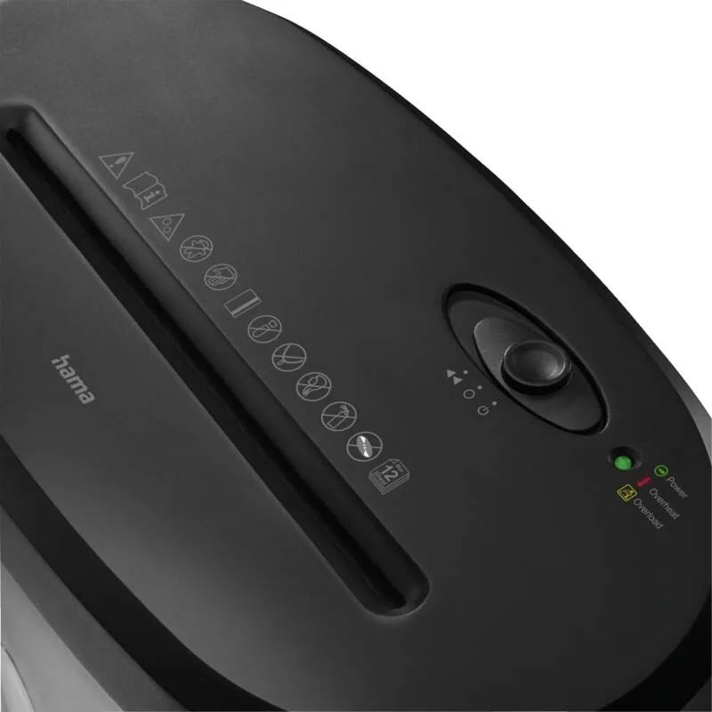 Hama Aktenvernichter "Safe X120", Schredder mit Sicherheitsstufe P4 T4 E3