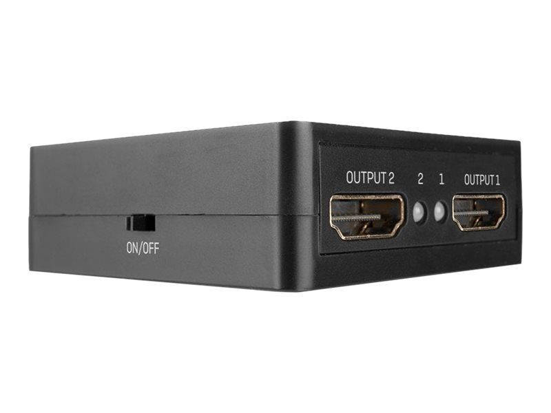 Lindy Compact 2 port HDMI 18G splitter - Video-/Audio-Splitter