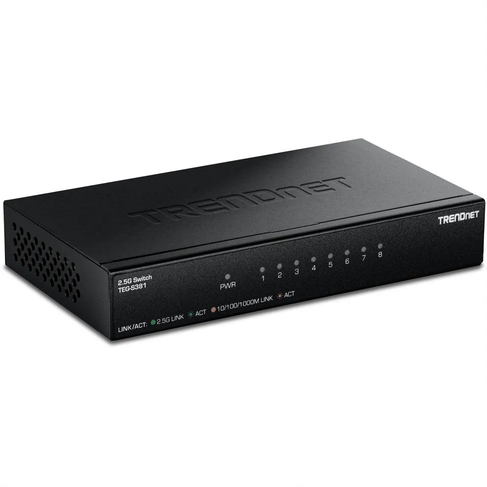 TRENDnet TEG-S381 2.5G Switch - Switch - 1 Gbps