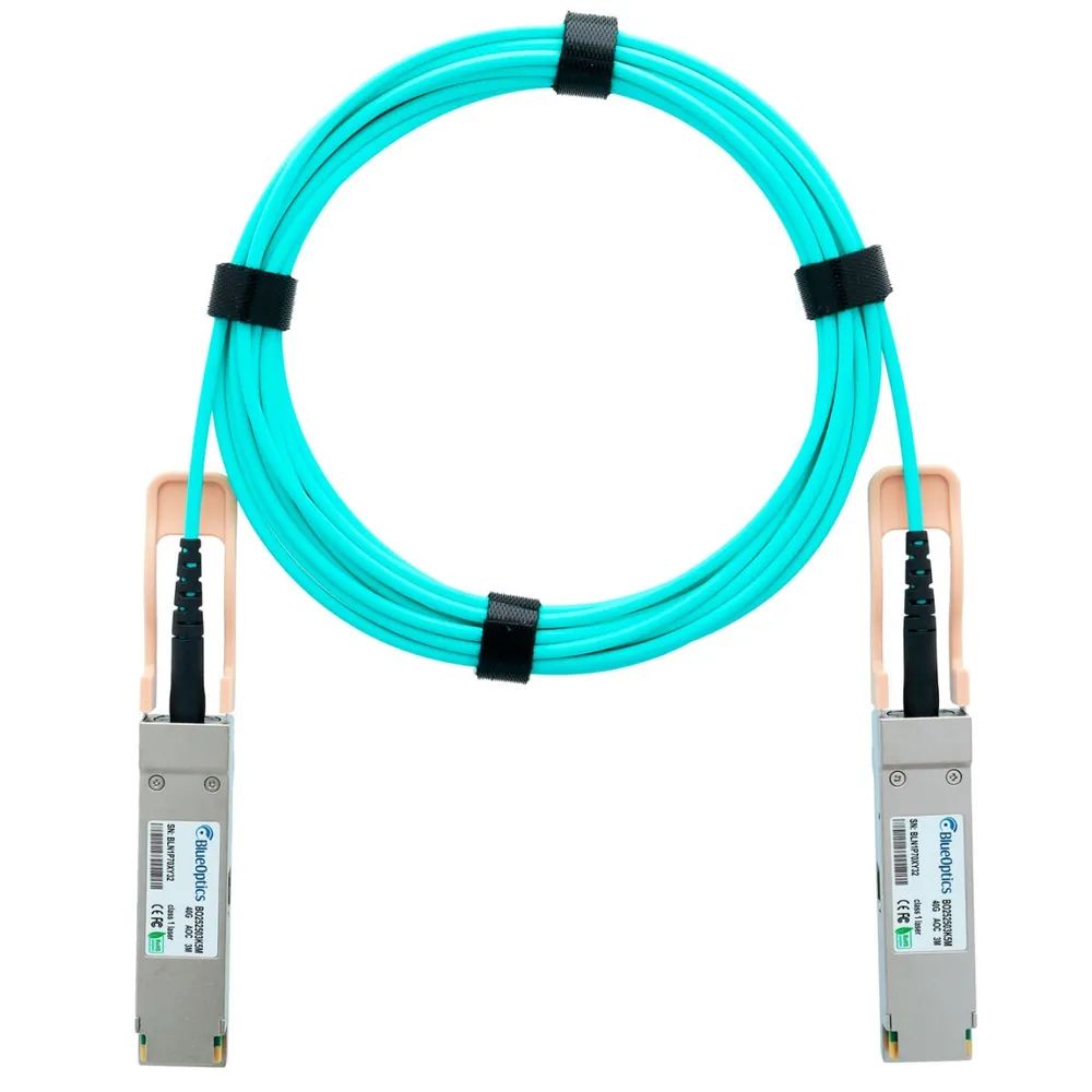 BlueOptics Apresia H-QSFP+AOC50M QSFP BlueOptics Aktives Optisches Kabel (AOC), 40GBASE-SR4, 50 Meter