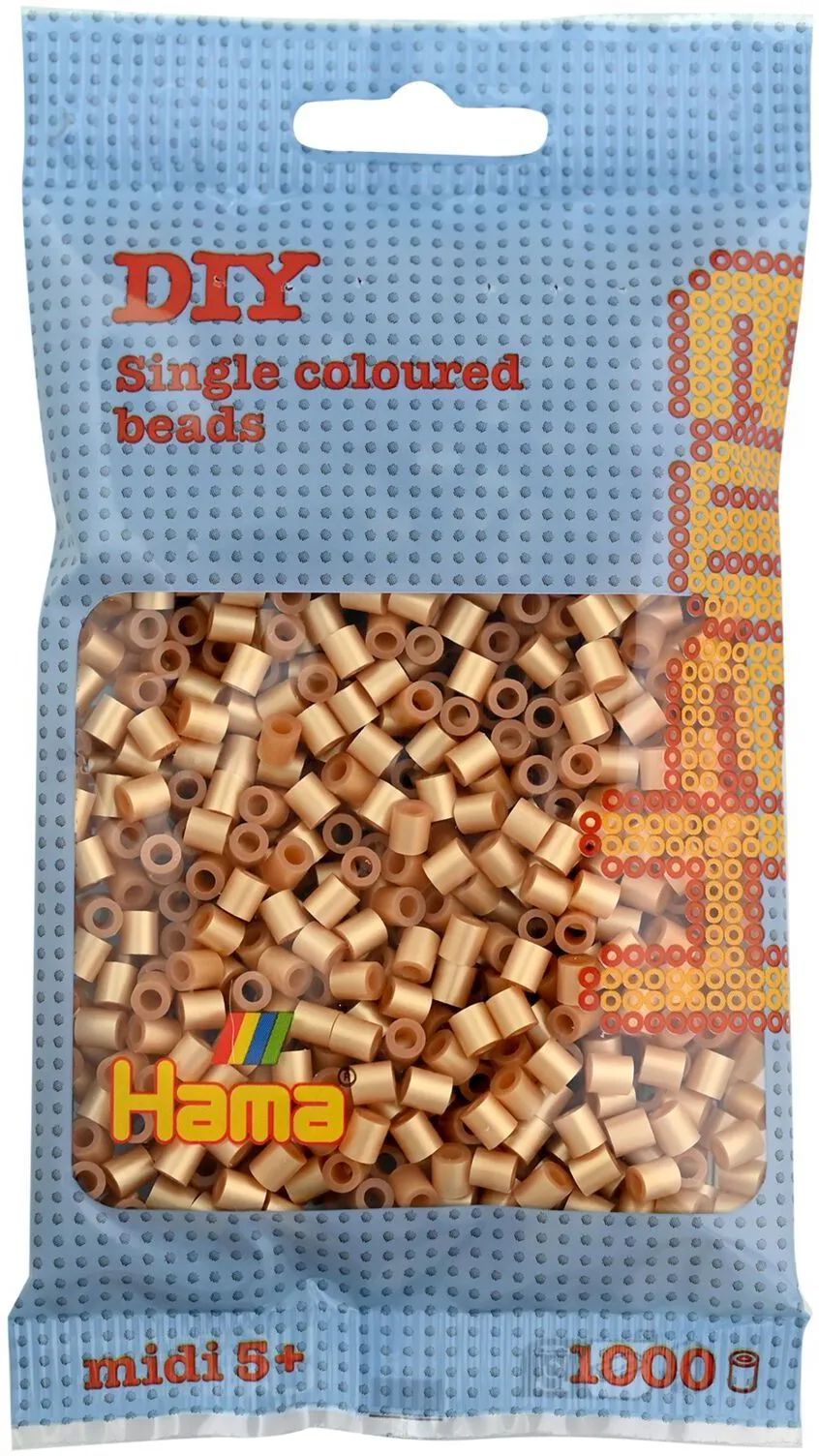 Malte Haaning Plastic A/S HAMA Perlen gold 1.000 Stück