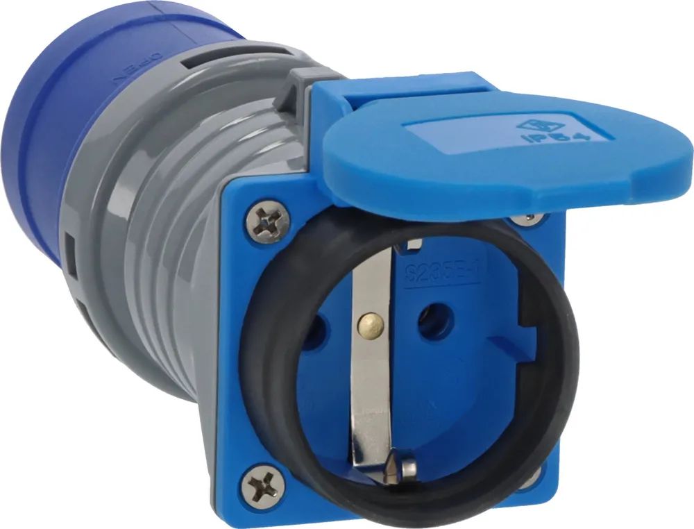 Hugo Brennenstuhl GmbH & Co. KG CEE-Adapter 230V/16A IP44 auf Schutzkontakt Typ F