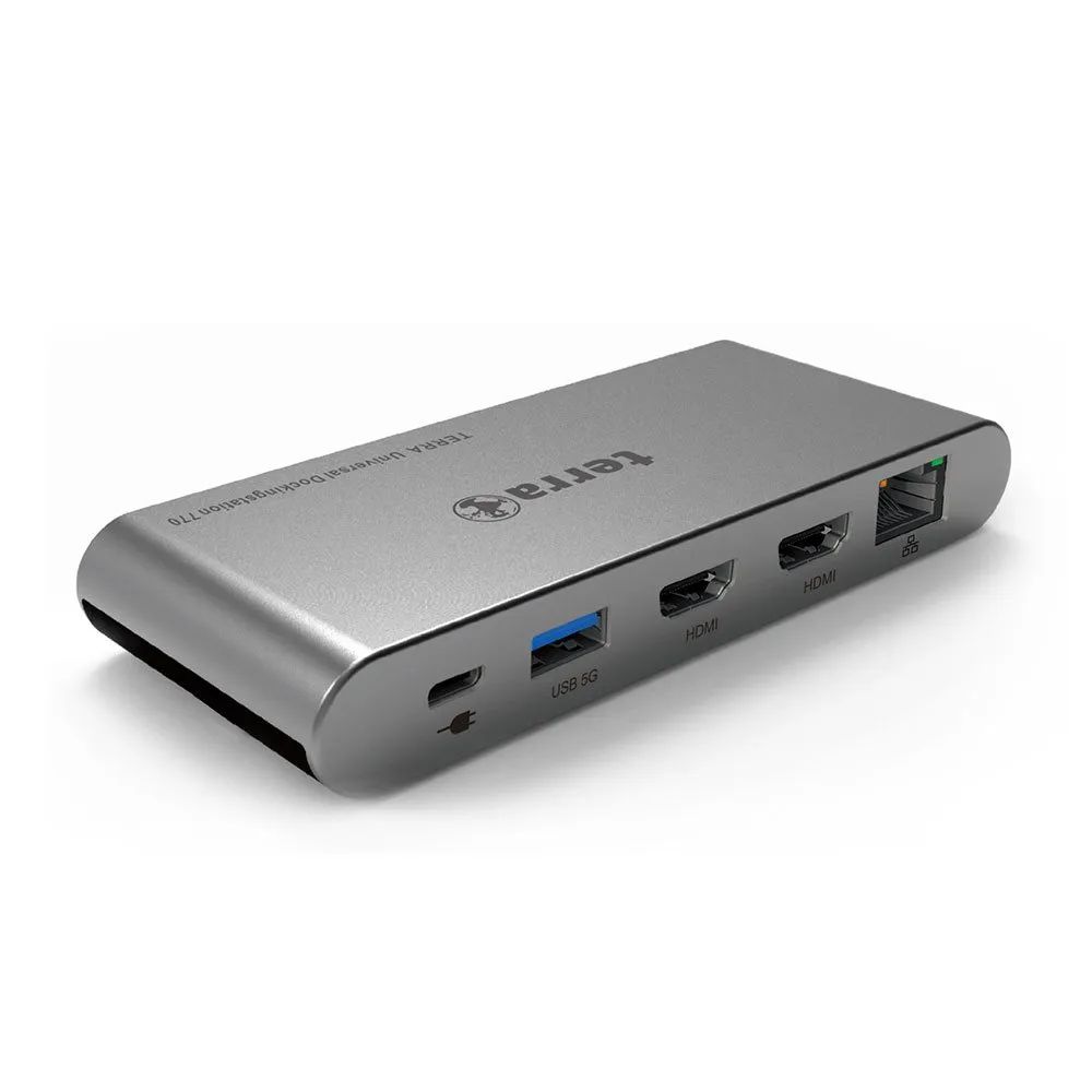 TERRA Y TERRA MOBILE Dockingstation 770 USB-C Dual Display mit Kabel zu