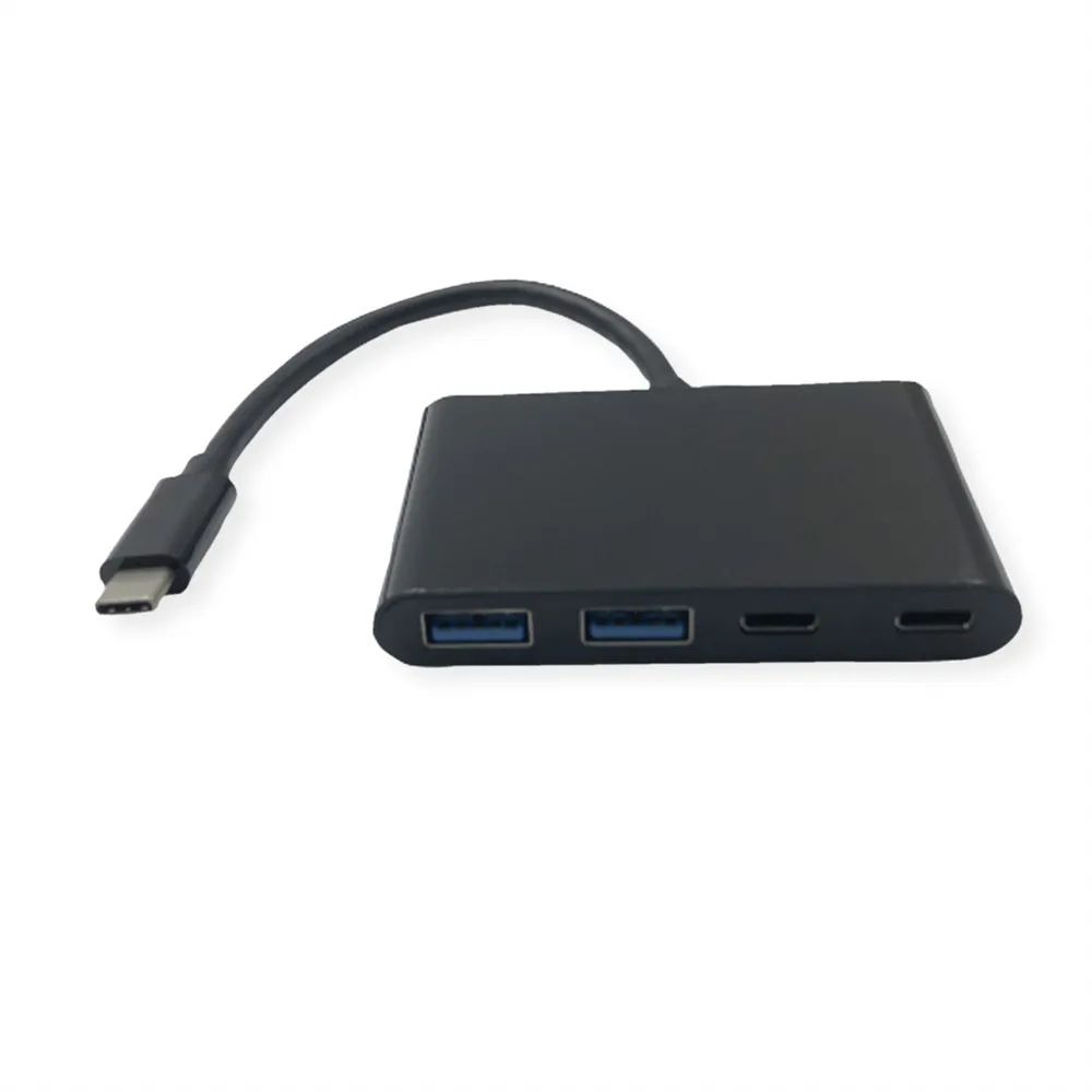 VALUE USB 3.2 Gen 2 Hub, 4fach (2x A+ 2x C), Typ C Anschlusskabel