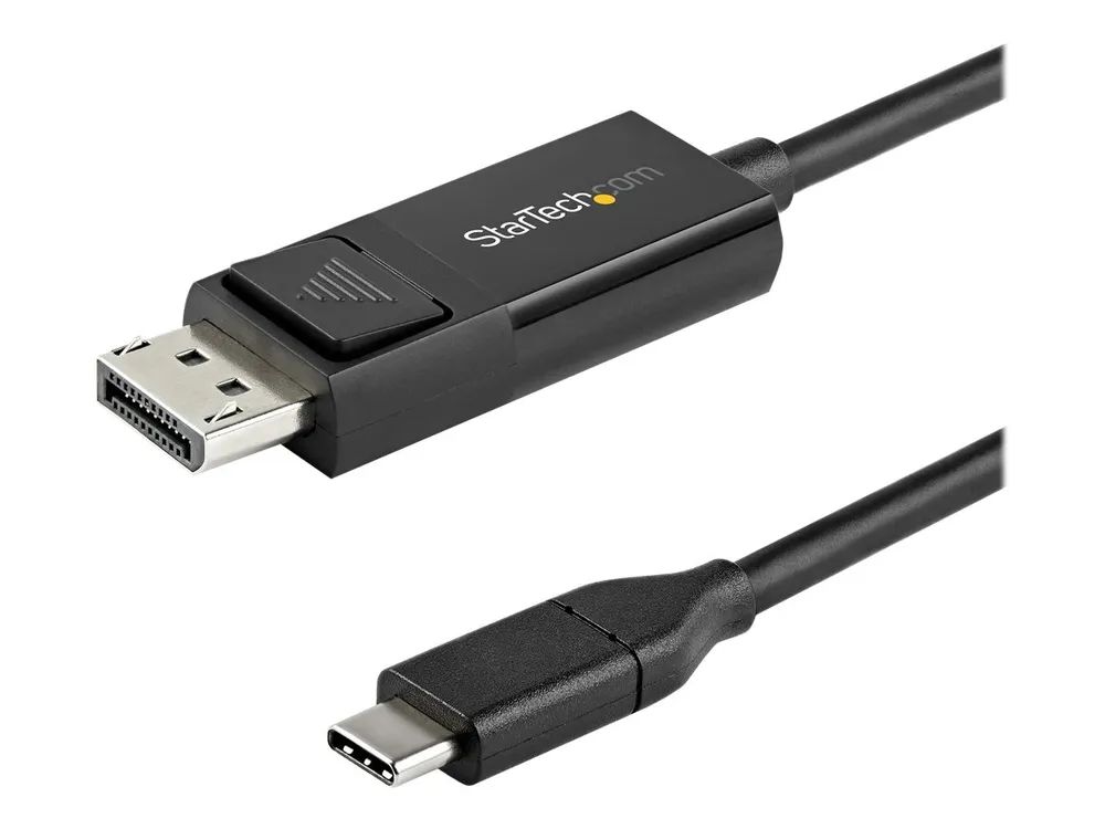StarTech.com 1m USB-C auf DisplayPort-Kabel - 4K - bidirektional - DisplayPort-Kabel - 24 pin USB-C (M)