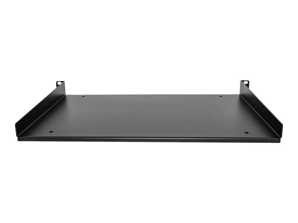 StarTech.com 1HE 19 Zoll Fachboden für netzwerk schrank - Freitragende Rack ablage für Serverschrank/Rack - Frontmontage - Belastbarkeit 25kg - 30cm tiefe Rackablage (SHELF-1U-12-FIXED-S)