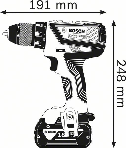 Bosch Professional GSR 18V-28 Solo L-Boxx