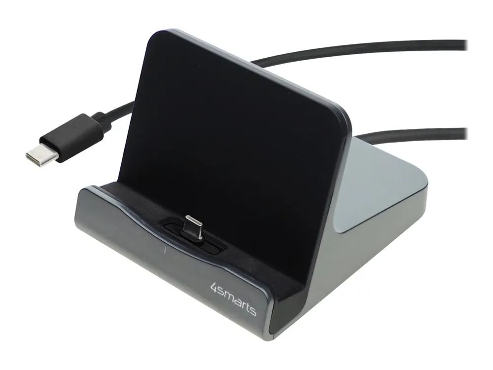 4smarts VoltDock - Ladeständer - 60 Watt - 3 A - PD, QC (24 pin USB-C)