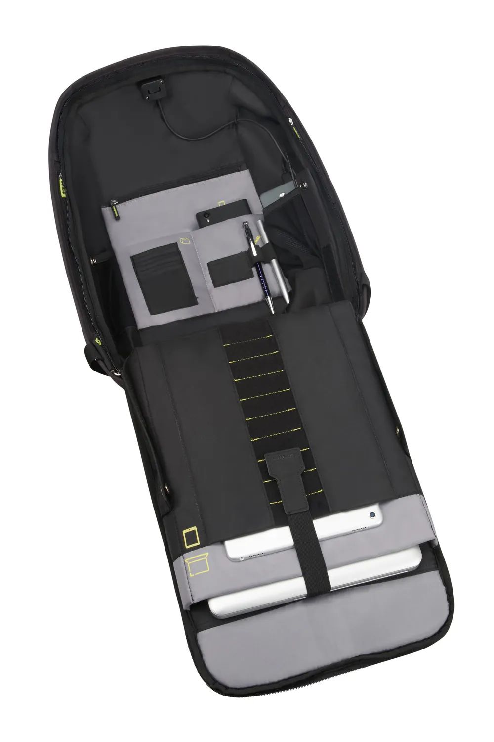 SAMSONITE SECURIPAK LAPT.BACKPACK 15.6", BLACK STEEL