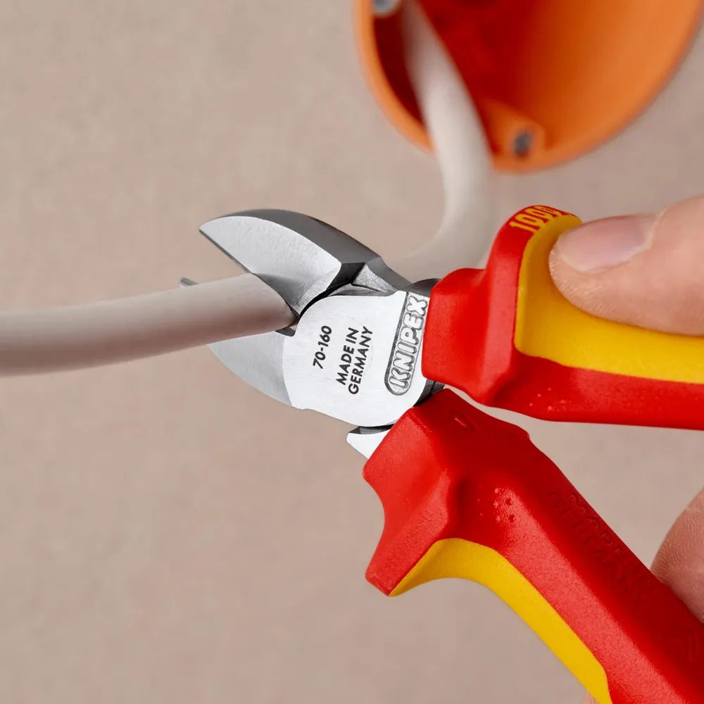 KNIPEX Seitenschneider isoliert mit 2K-Hüllen 160 mm