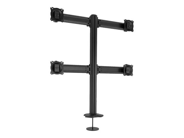 Chief Kontour 4x4 Grommet Mounted Desk Mount - For Displays up to 27" - Black - Befestigungskit - für 4 LCD-Anzeigen - Schwarz - Bildschirmgröße: 61 cm (24")