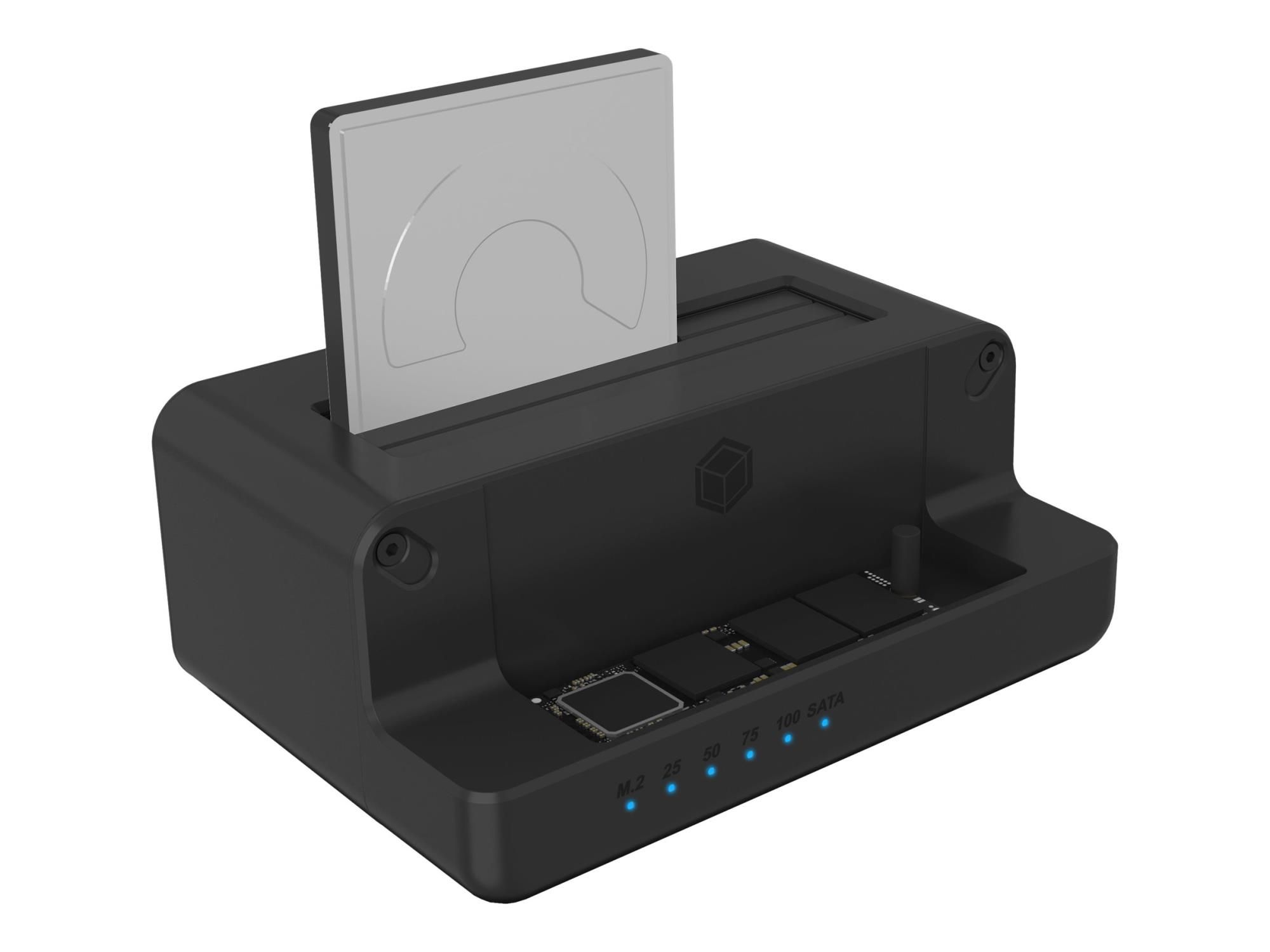 ICY BOX IB-2914MSCL-C31 - HDD / SSD Dockingstation - 2,5" / 3,5" gemeinsam genutzt, M.2 (6,4 cm/8,9 cm gemeinsam genutzt)