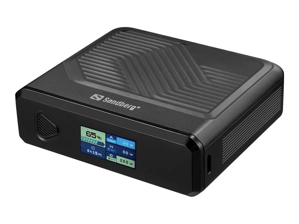 SANDBERG Travel - Induktive Power Bank - 5 / 9 / 12 / 15 / 20 V