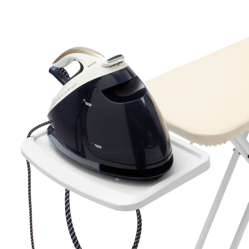 Brabantia Bügeltisch B, 124x38cm, Dst-Ablage Solid - Fresh Breeze
