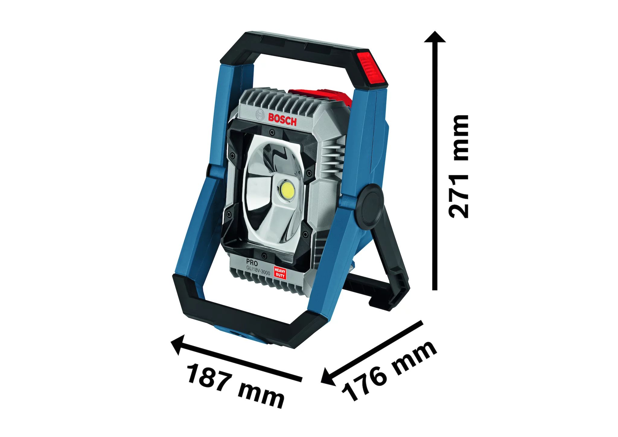 Bosch GLI18V-3000 Akku-Bauleuchte - 3000lm solo