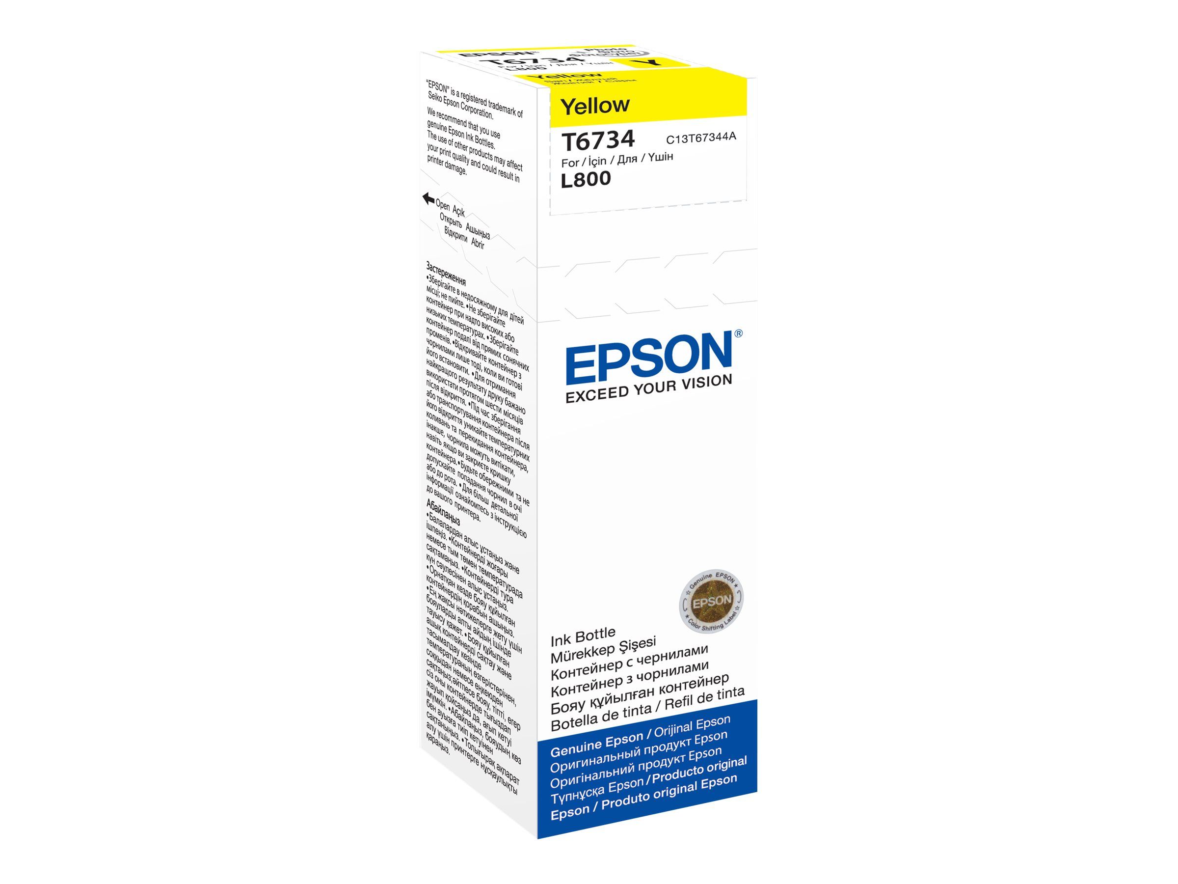 Epson T6734 - 70 ml - Gelb - Original - Nachfülltinte