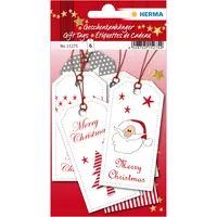 HERMA Weihnachten Xmas - Rot - Papier - 6 Stück(e) - 80 mm - 4 cm