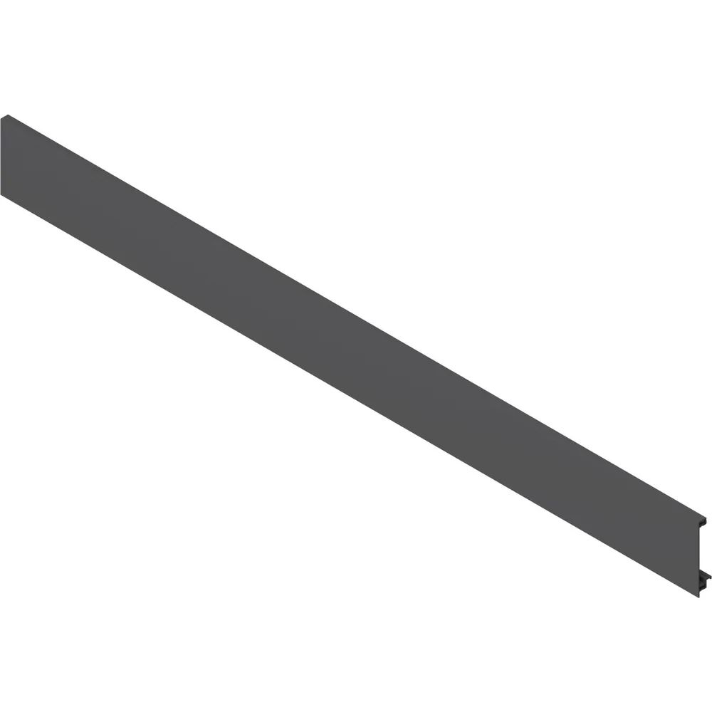 BLUM LEGRABOX Vorderstück ohne Nut, Länge 1043 mm, Aluminium Oriongrau-matt