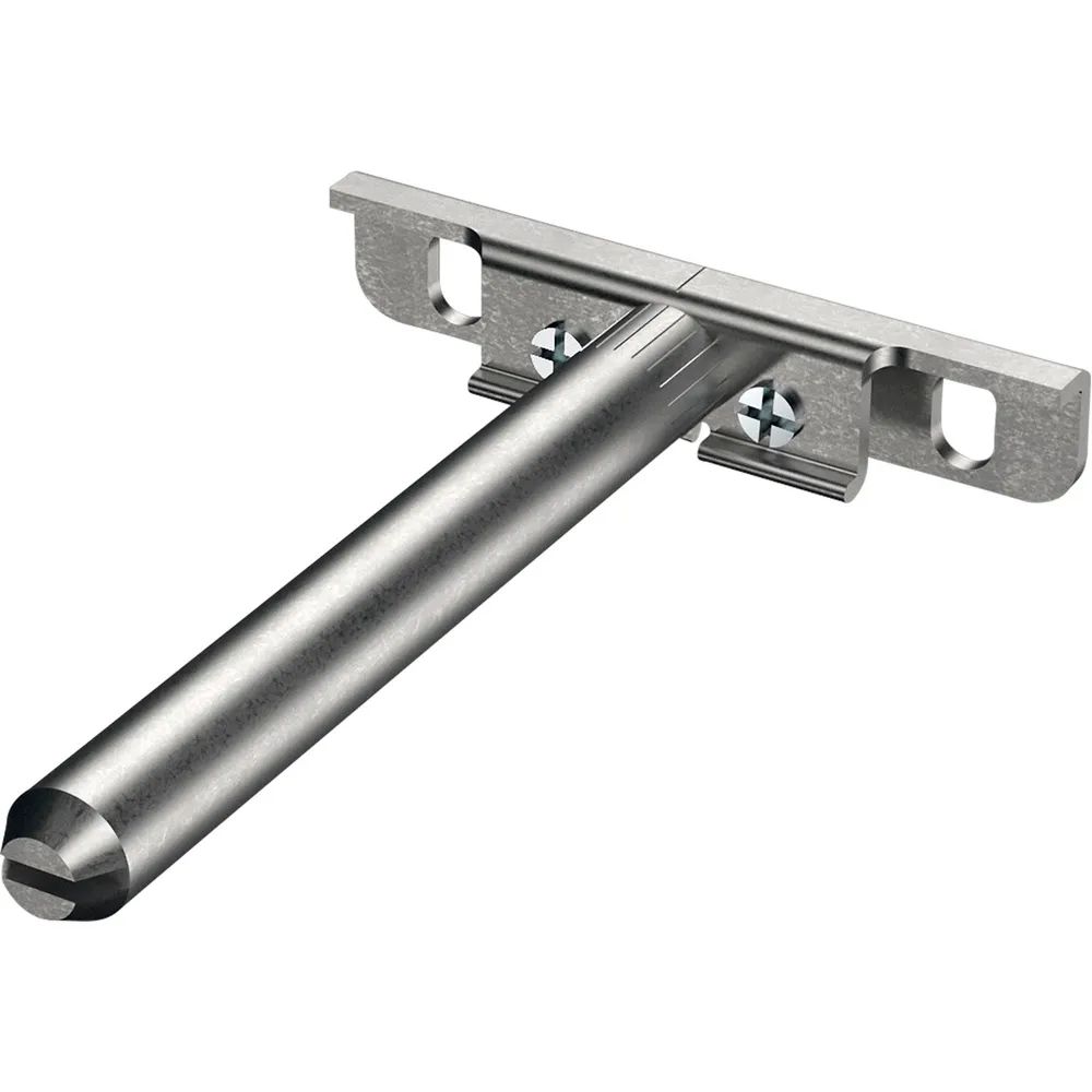 Ebb Beschlagtechnik GmbH Beschlagtechnik Tablarträger Nova 15, Tablarstärke 19 mm, Bolzen ø 12 mm, Stahl glanzverzinkt