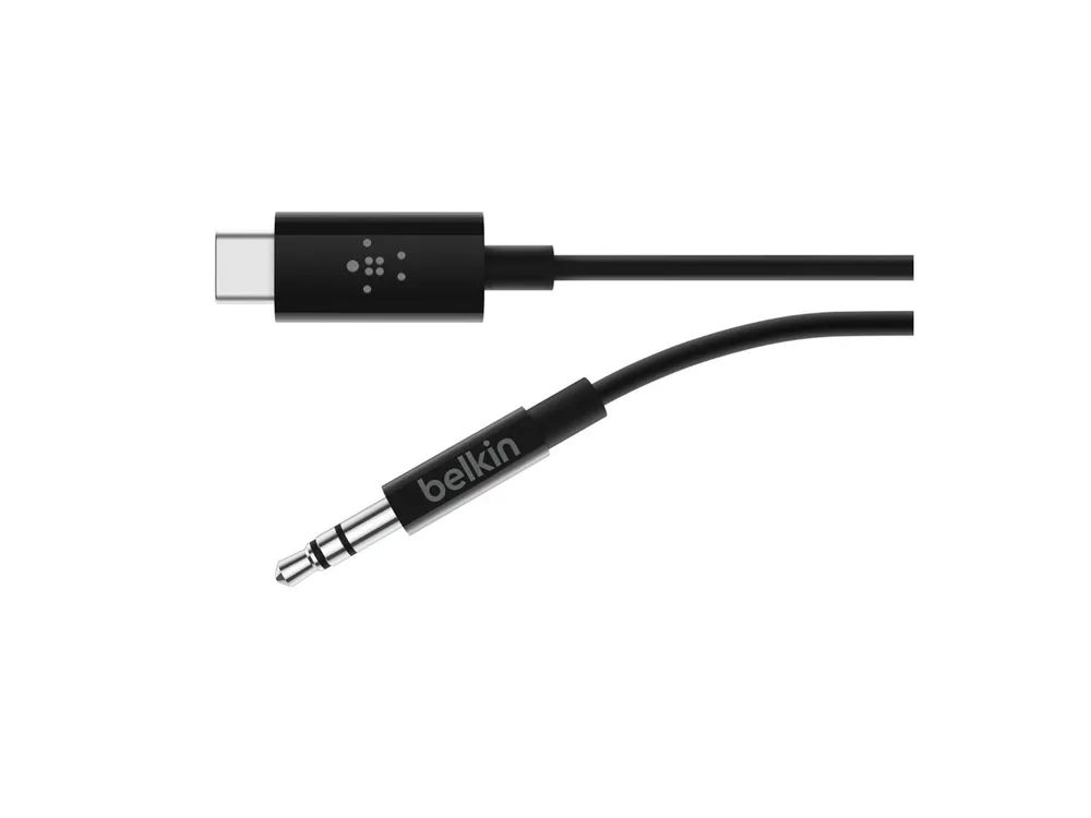 Belkin RockStar - Audiokabel - 24 pin USB-C männlich zu mini-phone stereo 3.5 mm männlich