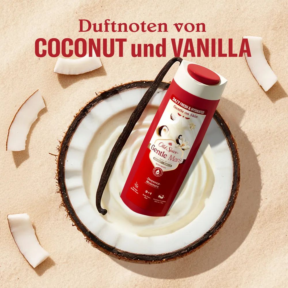 Old Spice Gentle Man’s Duschgel Coconut & Vanilla